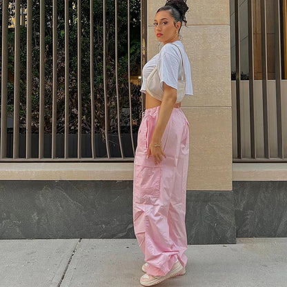 More Than Ever Low Waisted Parachute Pants